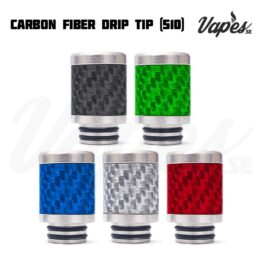 Carbon Fiber Drip tip 510